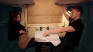 Best Comedy In History! Meeting On The Train Ended Hot Sex. Sirena Milano