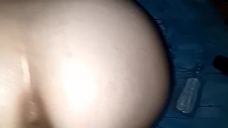 WET TIGHT JUICY PUSSY BACK STROKING MY COCK Gets Fucked Hard